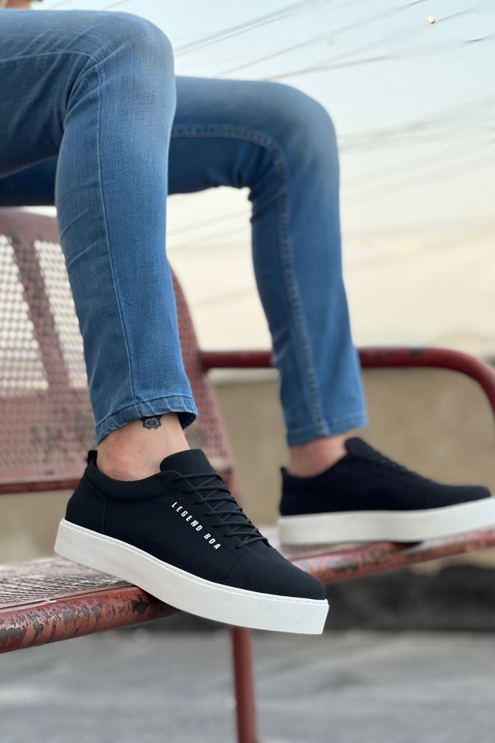 BA0104 Bağcıklı Nubuk Spor Klasik Siyah Erkek Ayakkabı BA0104 Bağcıklı Nubuk Spor Klasik Siyah Erkek Ayakkabı