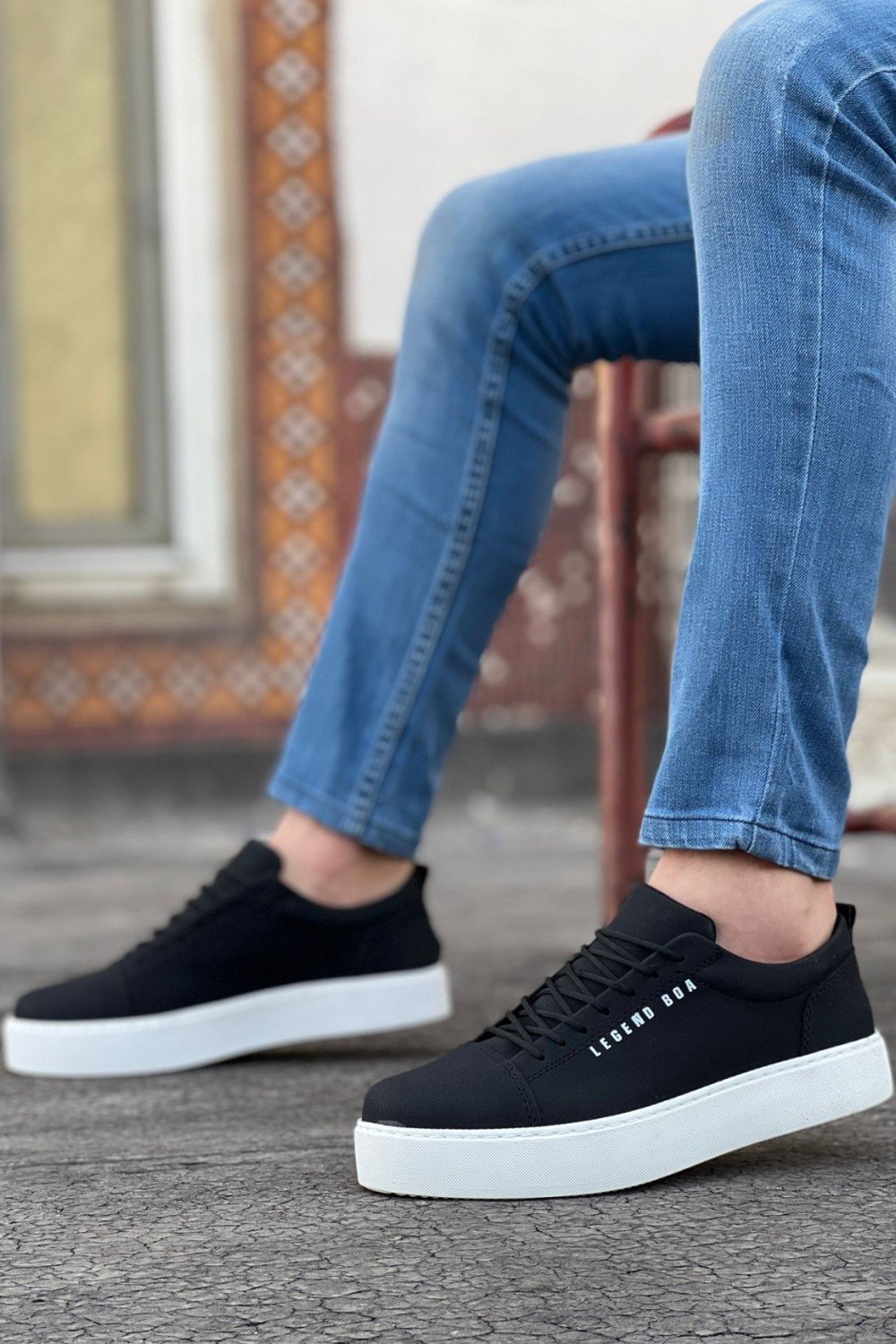 BA0104 Bağcıklı Nubuk Spor Klasik Siyah Erkek Ayakkabı BA0104 Bağcıklı Nubuk Spor Klasik Siyah Erkek Ayakkabı