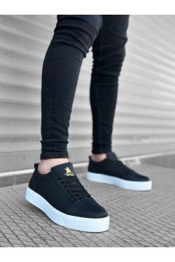 BA0104 Bağcıklı Siyah Cilt Spor Klasik Erkek Ayakkabı BA0104 Bağcıklı Siyah Cilt Spor Klasik Erkek Ayakkabı