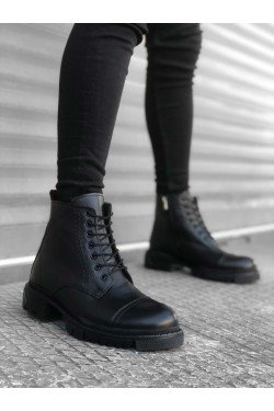 BA0187 İçi Dışı Hakiki Deri Siyah Erkek Fermuarlı Yarım Bot BA0187 İçi Dışı Hakiki Deri Siyah Erkek Fermuarlı Yarım Bot