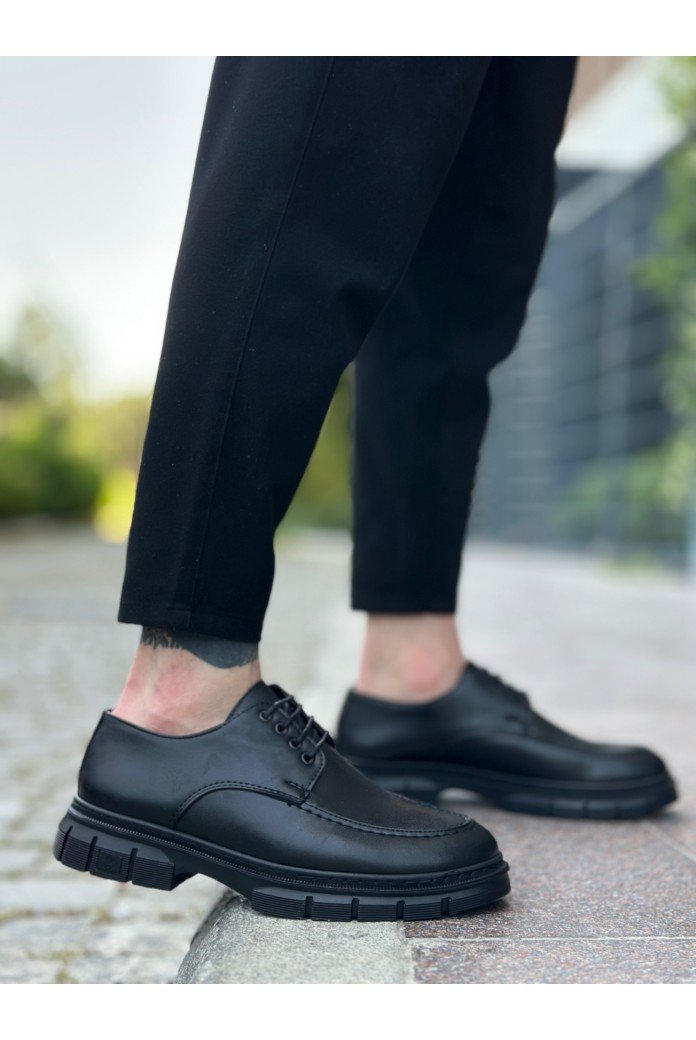 BA0237 Bağcıklı Klasik Yüksek Taban Casual Erkek Ayakkabı