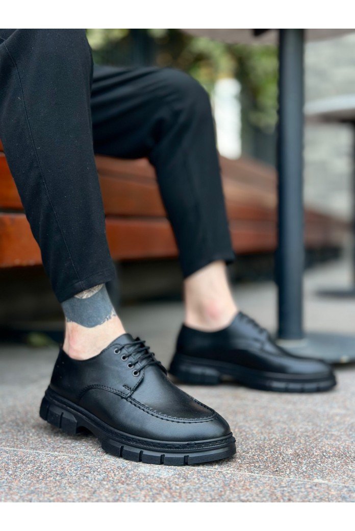 BA0237 Bağcıklı Klasik Yüksek Taban Casual Erkek Ayakkabı