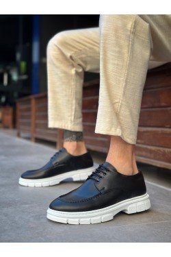 BA0237 Bağcıklı Rugan Klasik Yüksek Taban Cilt Siyah Casual Erkek Ayakkabı BA0237 Bağcıklı Rugan Klasik Yüksek Taban Cilt Siyah Casual Erkek Ayakkabı