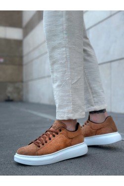 BA0547 BOA Kalın Yüksek Taban Taba Süet Bağcıklı Spor Erkek Ayakkabı BA0547 BOA Kalın Yüksek Taban Taba Süet Bağcıklı Spor Erkek Ayakkabı