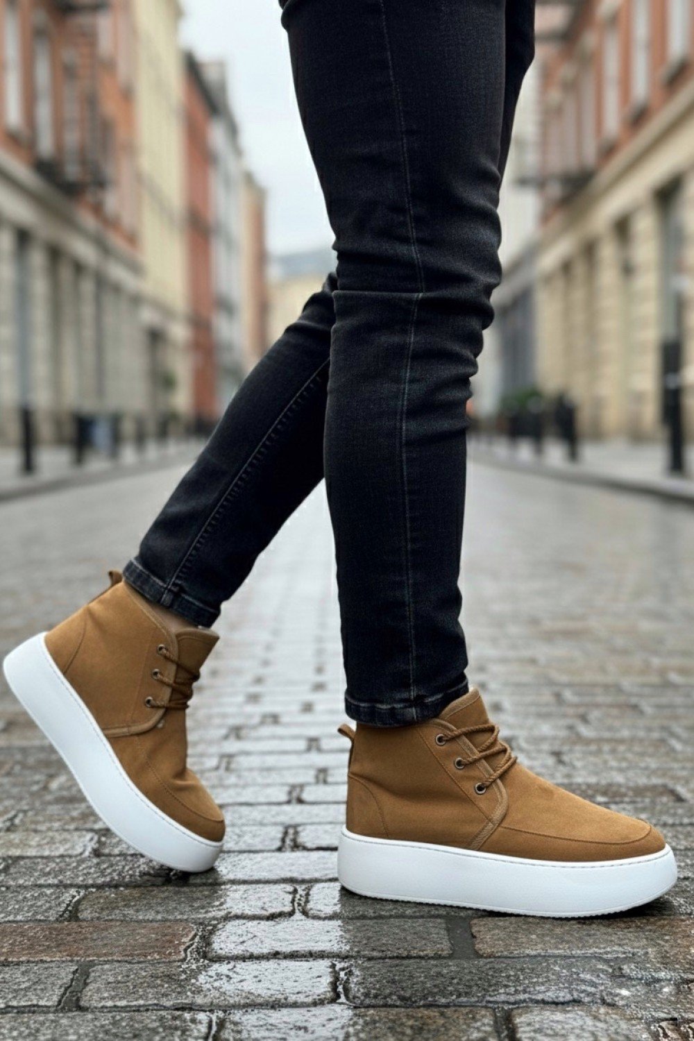 BA0550 İçi Kürklü Bağcıklı Taba Erkek Tarz Spor Bot BA0550 İçi Kürklü Bağcıklı Taba Erkek Tarz Spor Bot