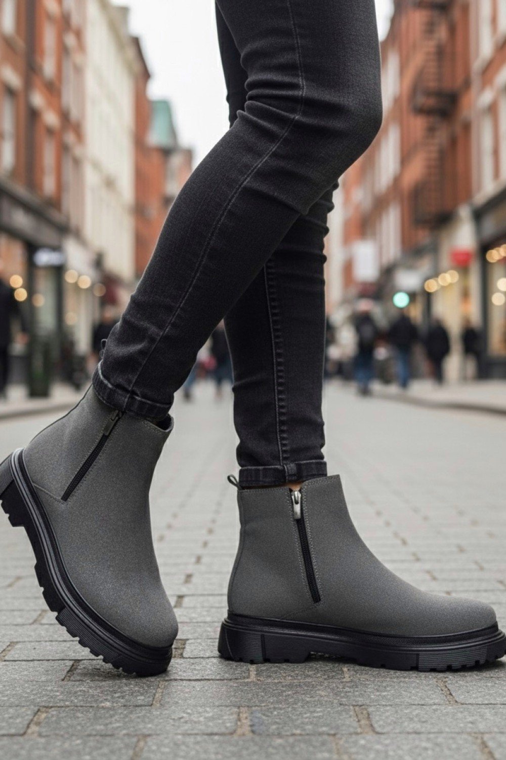 BA0777 Süet Füme Çift Fermuarlı Erkek Yarım Bilek Bot BA0777 Süet Füme Çift Fermuarlı Erkek Yarım Bilek Bot