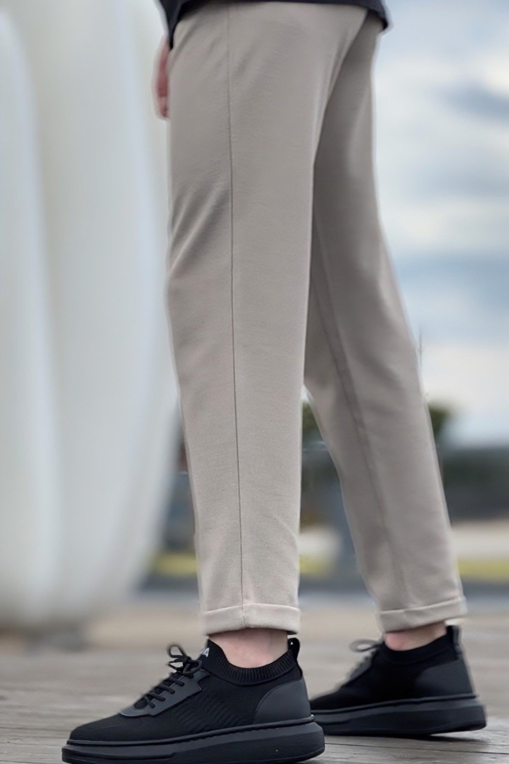 BA0812 Özel Örme Triko Tarz Siyah Renk Siyah Taban Spor Ayakkabı BA0812 Özel Örme Triko Tarz Siyah Renk Siyah Taban Spor Ayakkabı