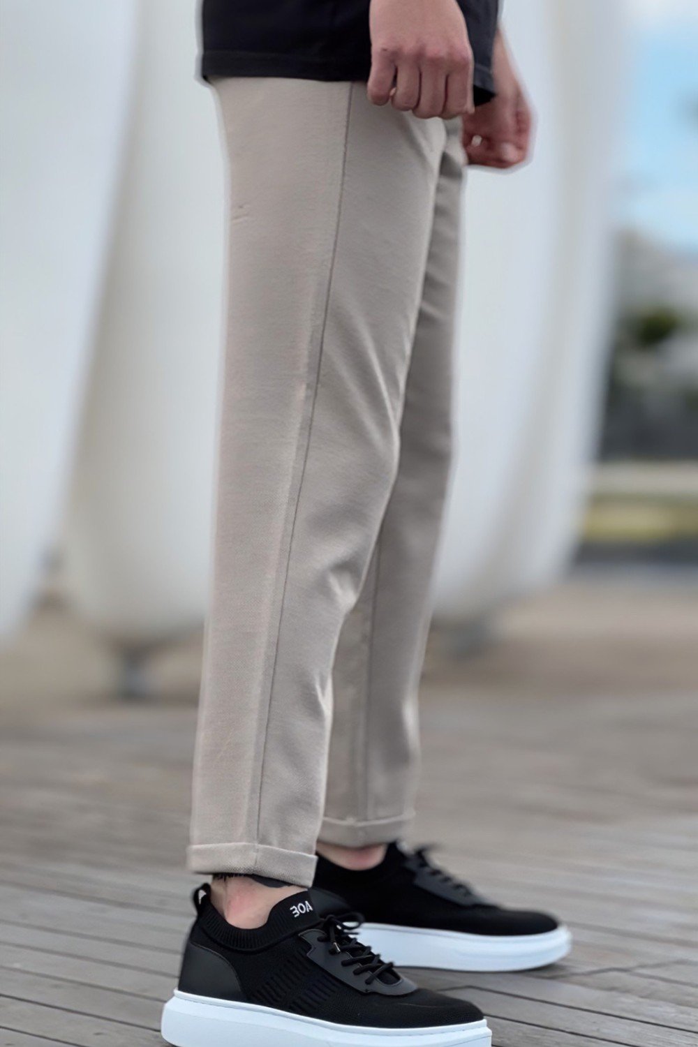 BA0812 Özel Örme Triko Tarz Siyah Renk Spor Ayakkabı BA0812 Özel Örme Triko Tarz Siyah Renk Spor Ayakkabı