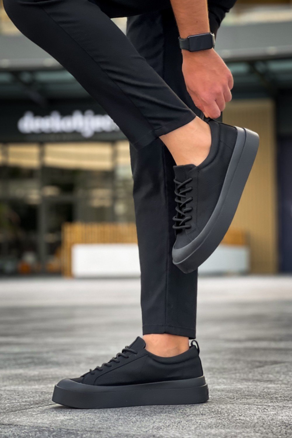 BA500 BOA Özel Termo Taban Siyah Renk Casual Erkek Ayakkabı BA500 BOA Özel Termo Taban Siyah Renk Casual Erkek Ayakkabı