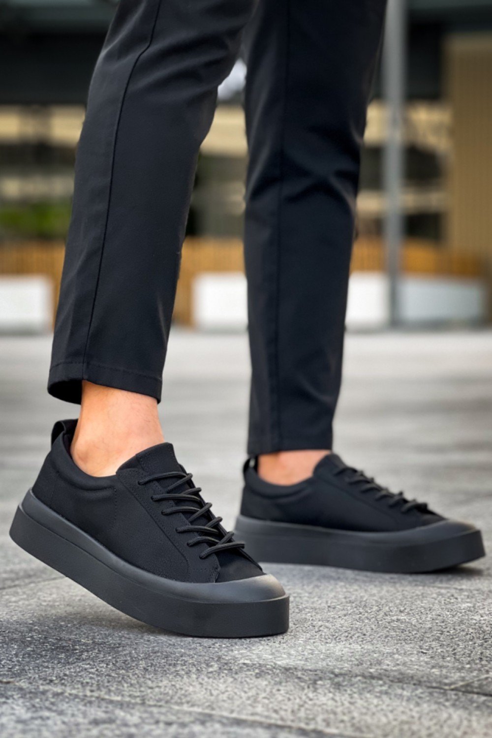 BA500 BOA Özel Termo Taban Siyah Renk Casual Erkek Ayakkabı BA500 BOA Özel Termo Taban Siyah Renk Casual Erkek Ayakkabı