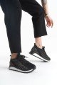ALYA Bağcıklı Ortopedik Taban Taşlı Kadın Sneaker Spor Ayakkabı CBT - Siyah ALYA Bağcıklı Ortopedik Taban Taşlı Kadın Sneaker Spor Ayakkabı CBT - Siyah