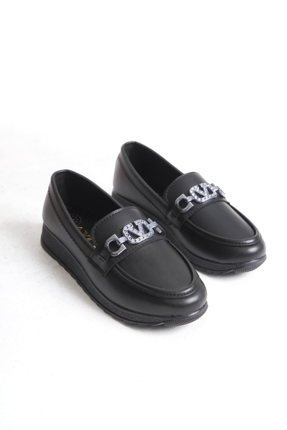 ANNA Ortopedik Rahat Taban Toka Detaylı Klasik Kadın Babet Anne Ayakkabısı CST - Siyah ANNA Ortopedik Rahat Taban Toka Detaylı Klasik Kadın Babet Anne Ayakkabısı CST - Siyah