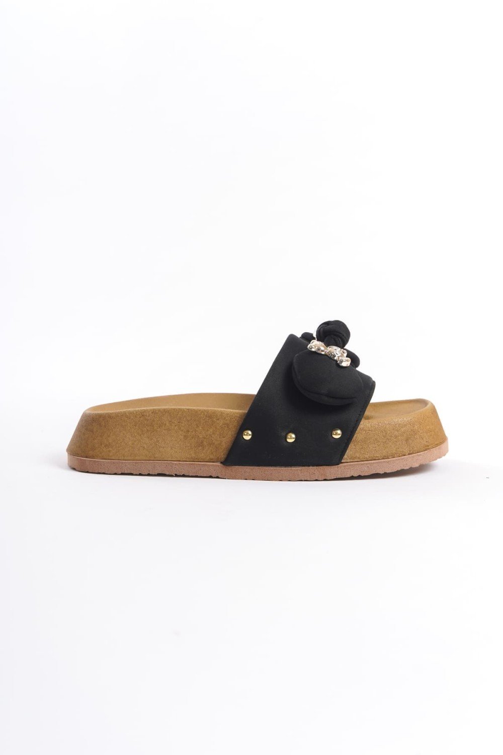 DILA Kalın ve Ortopedik Taban Ayıcıklı Saten Kadın Terlik SKT - Siyah DILA Kalın ve Ortopedik Taban Ayıcıklı Saten Kadın Terlik SKT - Siyah