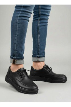 JY-T12x Arts Bağcıklı Cilt Erkek Günlük Spor Klasik Ayakkabı CST - Siyah JY-T12x Arts Bağcıklı Cilt Erkek Günlük Spor Klasik Ayakkabı CST - Siyah