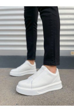 JY007 Alba Bağcıksız Cilt Erkek Günlük Sneaker Ayakkabı CBT Beyaz JY007 Alba Bağcıksız Cilt Erkek Günlük Sneaker Ayakkabı CBT Beyaz