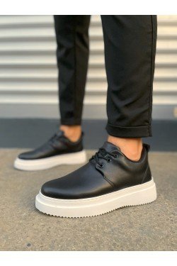 JY03 Luxor Bağcıklı Cilt Erkek Günlük Spor Klasik Ayakkabı CBT - Siyah JY03 Luxor Bağcıklı Cilt Erkek Günlük Spor Klasik Ayakkabı CBT - Siyah