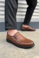 JY0410 Classique Bağcıksız Cilt Erkek Günlük Klasik Ayakkabı CST - Kahverengi JY0410 Classique Bağcıksız Cilt Erkek Günlük Klasik Ayakkabı CST - Kahverengi