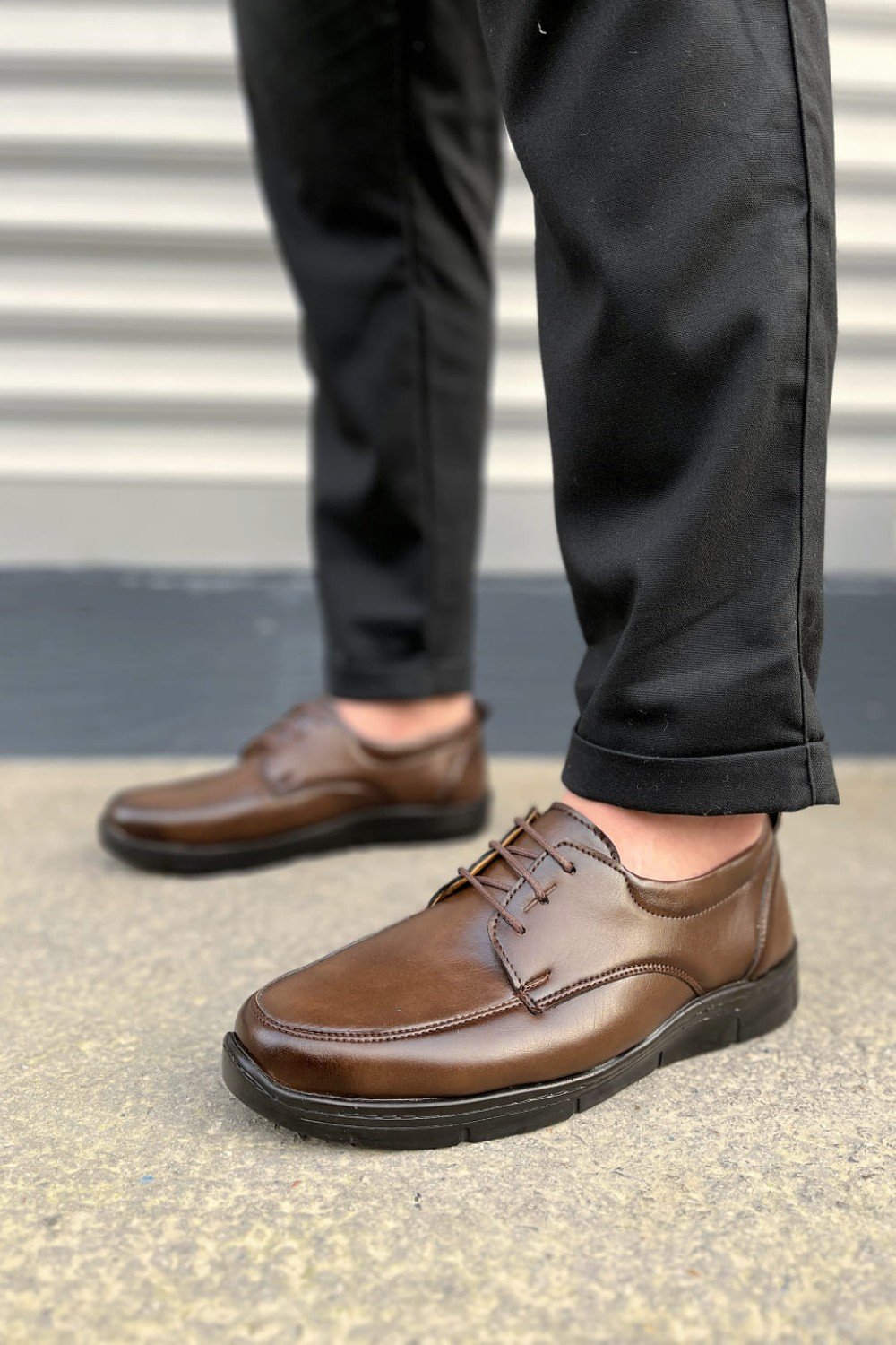 JY0510 Clasica Bağcıklı Cilt Erkek Günlük Klasik Ayakkabı CST - Kahverengi JY0510 Clasica Bağcıklı Cilt Erkek Günlük Klasik Ayakkabı CST - Kahverengi