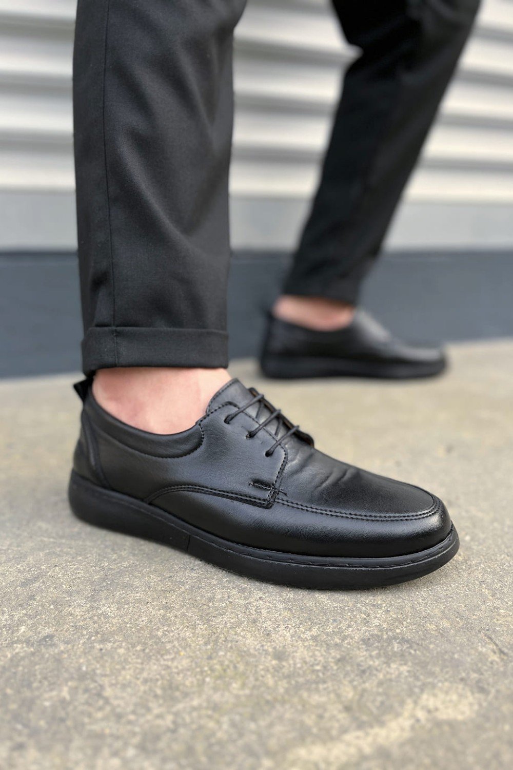 JY0510 Clasica Bağcıklı Cilt Erkek Günlük Klasik Ayakkabı CST - Siyah JY0510 Clasica Bağcıklı Cilt Erkek Günlük Klasik Ayakkabı CST - Siyah