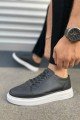 JY0535 Prime Bağcıklı Cilt Erkek Günlük Sneaker Ayakkabı CBT - Siyah JY0535 Prime Bağcıklı Cilt Erkek Günlük Sneaker Ayakkabı CBT - Siyah