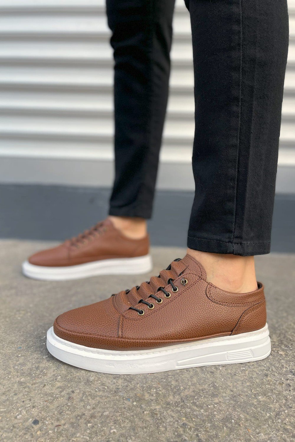 JY0535 Prime Bağcıklı Cilt Erkek Günlük Sneaker Ayakkabı CBT - Taba JY0535 Prime Bağcıklı Cilt Erkek Günlük Sneaker Ayakkabı CBT - Taba