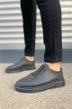 JY0535 Prime Bağcıklı Cilt Erkek Günlük Sneaker Ayakkabı CST - Siyah JY0535 Prime Bağcıklı Cilt Erkek Günlük Sneaker Ayakkabı CST - Siyah
