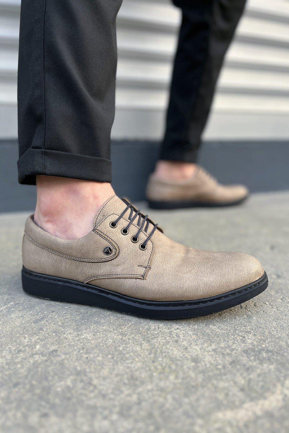 JY0610 Clasico Bağcıklı Cilt Erkek Günlük Klasik Ayakkabı CST - Gri JY0610 Clasico Bağcıklı Cilt Erkek Günlük Klasik Ayakkabı CST - Gri