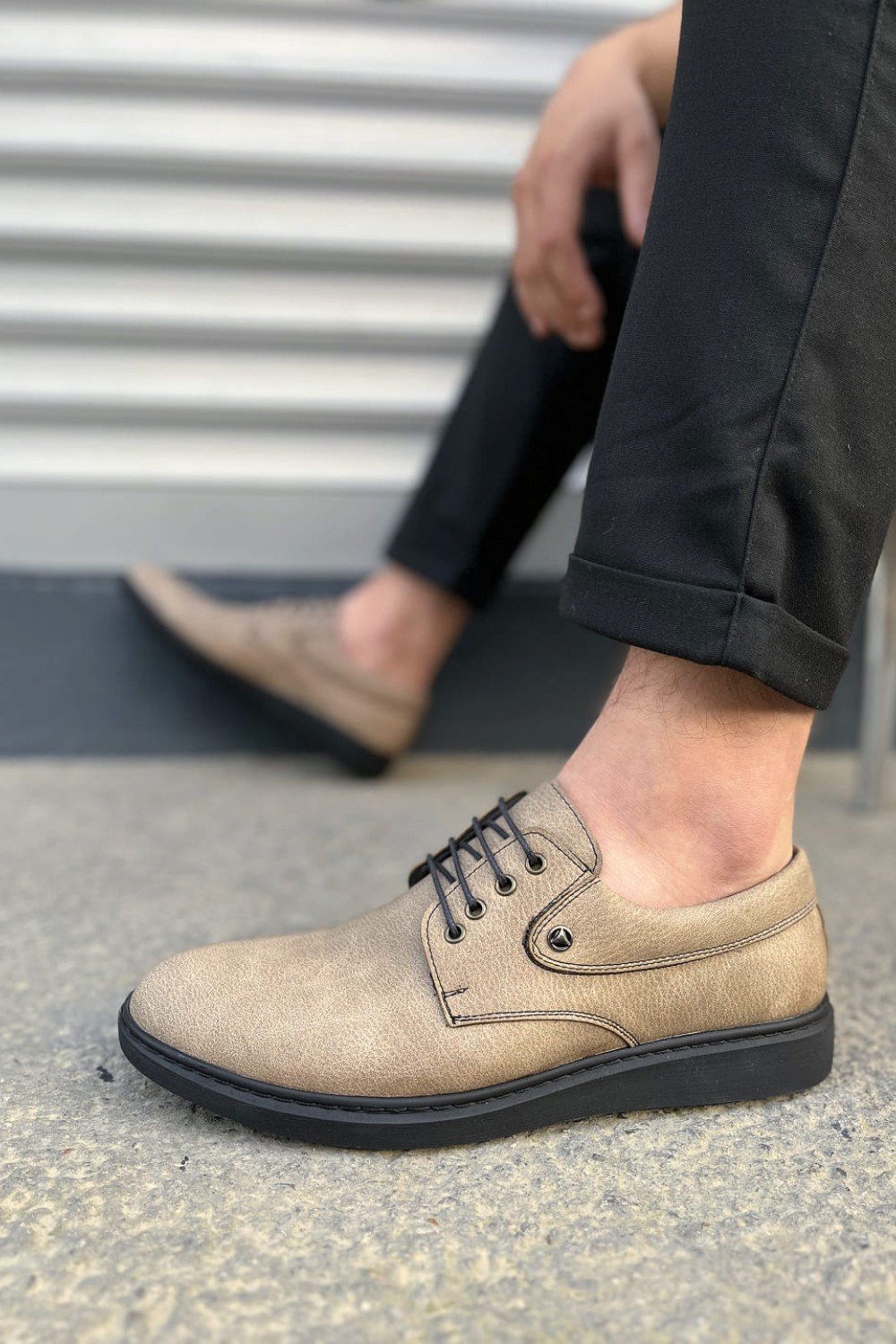 JY0610 Clasico Bağcıklı Cilt Erkek Günlük Klasik Ayakkabı CST - Gri JY0610 Clasico Bağcıklı Cilt Erkek Günlük Klasik Ayakkabı CST - Gri