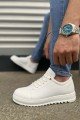 JY152 Cool Bağcıklı Cilt Erkek Günlük Spor Klasik Ayakkabı CBT - Beyaz JY152 Cool Bağcıklı Cilt Erkek Günlük Spor Klasik Ayakkabı CBT - Beyaz