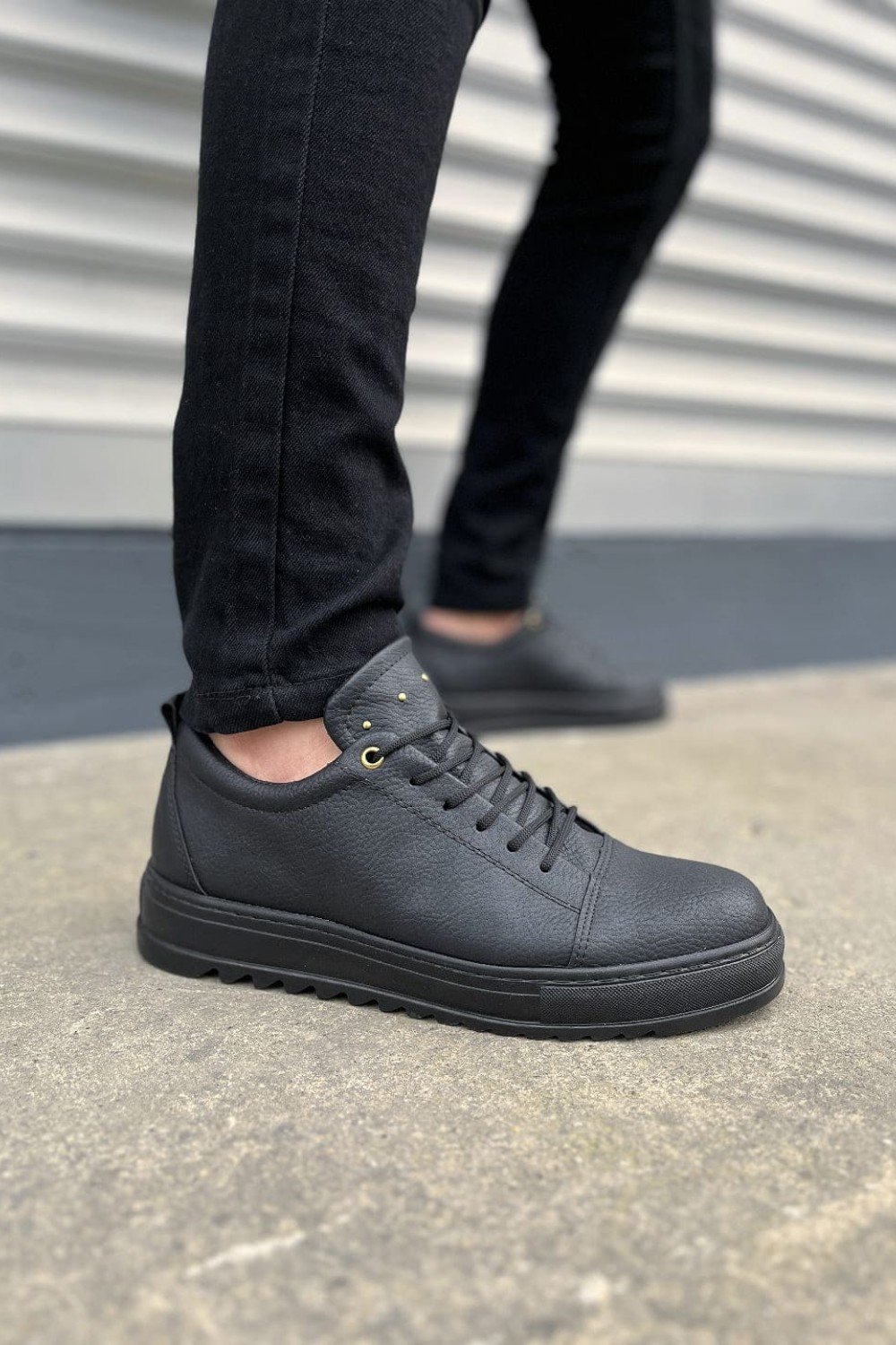 JY152 Cool Bağcıklı Cilt Erkek Günlük Spor Klasik Ayakkabı CST - Siyah JY152 Cool Bağcıklı Cilt Erkek Günlük Spor Klasik Ayakkabı CST - Siyah