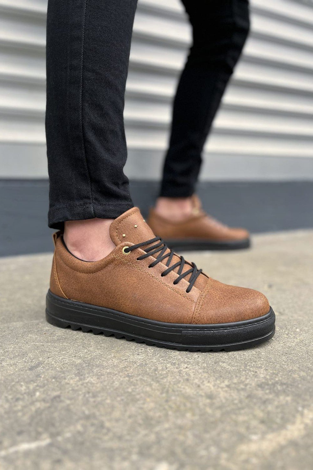 JY152 Cool Bağcıklı Cilt Erkek Günlük Spor Klasik Ayakkabı CST - Taba JY152 Cool Bağcıklı Cilt Erkek Günlük Spor Klasik Ayakkabı CST - Taba