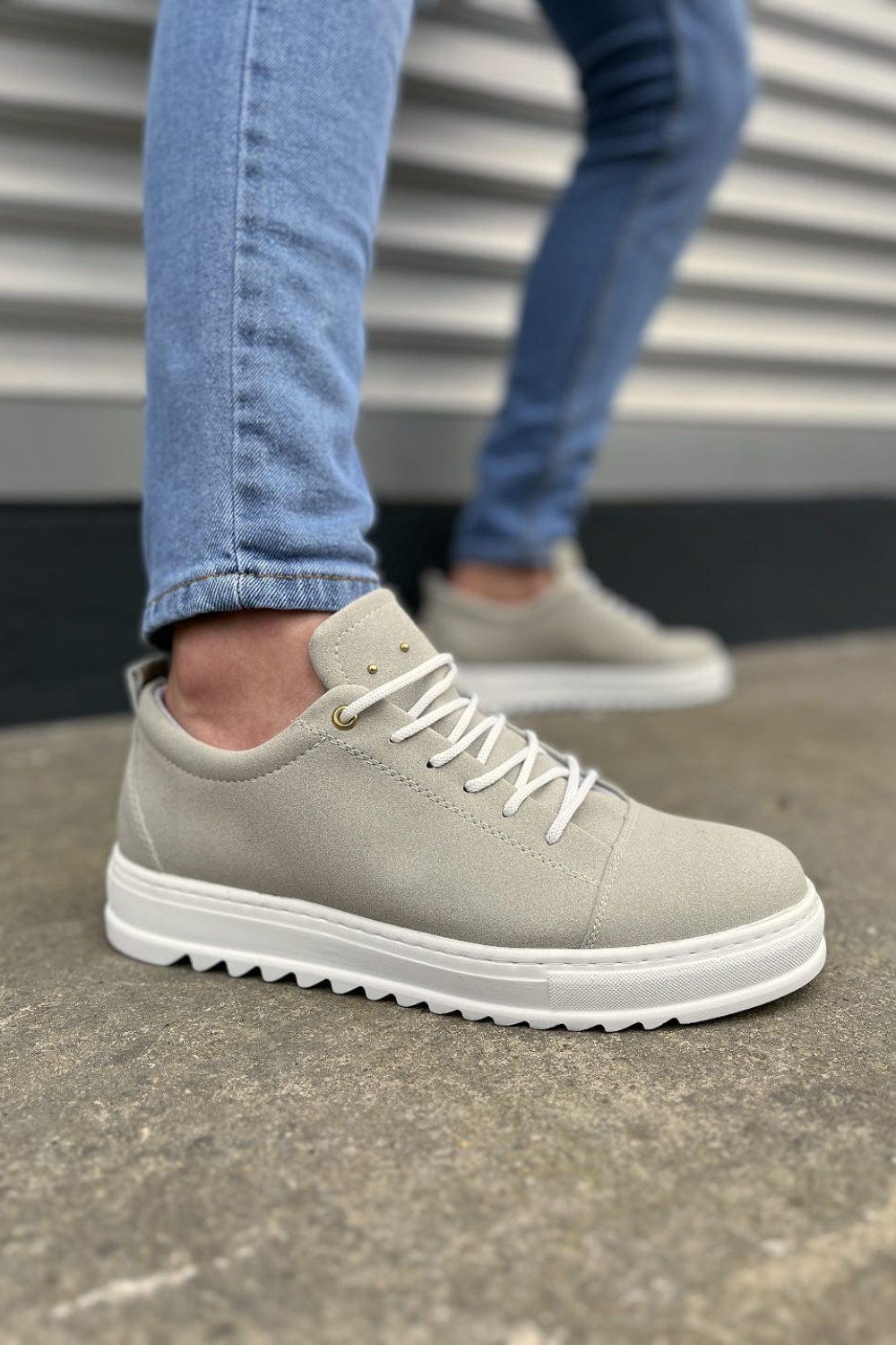 JY152 Cool Bağcıklı Süet Erkek Günlük Spor Klasik Ayakkabı SBT - Gri JY152 Cool Bağcıklı Süet Erkek Günlük Spor Klasik Ayakkabı SBT - Gri