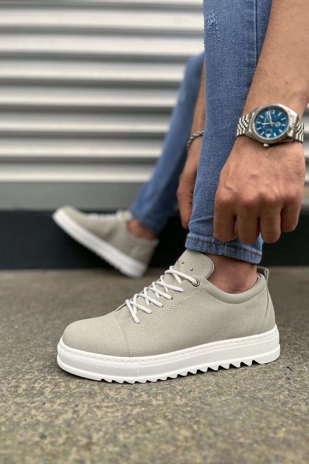 JY152 Cool Bağcıklı Süet Erkek Günlük Spor Klasik Ayakkabı SBT - Gri JY152 Cool Bağcıklı Süet Erkek Günlük Spor Klasik Ayakkabı SBT - Gri