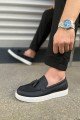 JY153 Bloom Bağcıksız Püsküllü Cilt Erkek Günlük Spor Klasik Ayakkabı CBT - Siyah JY153 Bloom Bağcıksız Püsküllü Cilt Erkek Günlük Spor Klasik Ayakkabı CBT - Siyah