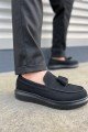 JY154 Blaze Bağcıksız Püsküllü Süet Erkek Günlük Spor Klasik Ayakkabı SST - Siyah JY154 Blaze Bağcıksız Püsküllü Süet Erkek Günlük Spor Klasik Ayakkabı SST - Siyah
