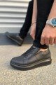 JY155 Warrior Bağcıklı ve Fermuarlı Cilt Erkek Günlük Sneaker Ayakkabı CST - Siyah JY155 Warrior Bağcıklı ve Fermuarlı Cilt Erkek Günlük Sneaker Ayakkabı CST - Siyah