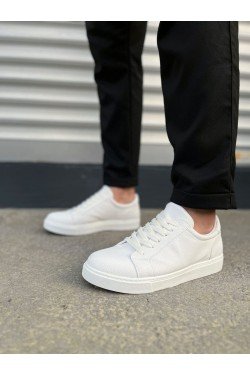 JY165 Elite Bağcıklı Cilt Erkek Günlük Sneaker Ayakkabı CBT - Beyaz JY165 Elite Bağcıklı Cilt Erkek Günlük Sneaker Ayakkabı CBT - Beyaz