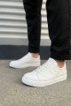 JY165 Elite Bağcıklı Cilt Erkek Günlük Sneaker Ayakkabı CBT - Beyaz