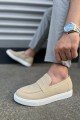 JY180 Estilo X Bağcıksız Süet Erkek Günlük Spor Klasik Ayakkabı SBT - Krem JY180 Estilo X Bağcıksız Süet Erkek Günlük Spor Klasik Ayakkabı SBT - Krem
