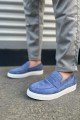 JY180 Estilo X Bağcıksız Süet Erkek Günlük Spor Klasik Ayakkabı SBT - Mavi JY180 Estilo X Bağcıksız Süet Erkek Günlük Spor Klasik Ayakkabı SBT - Mavi