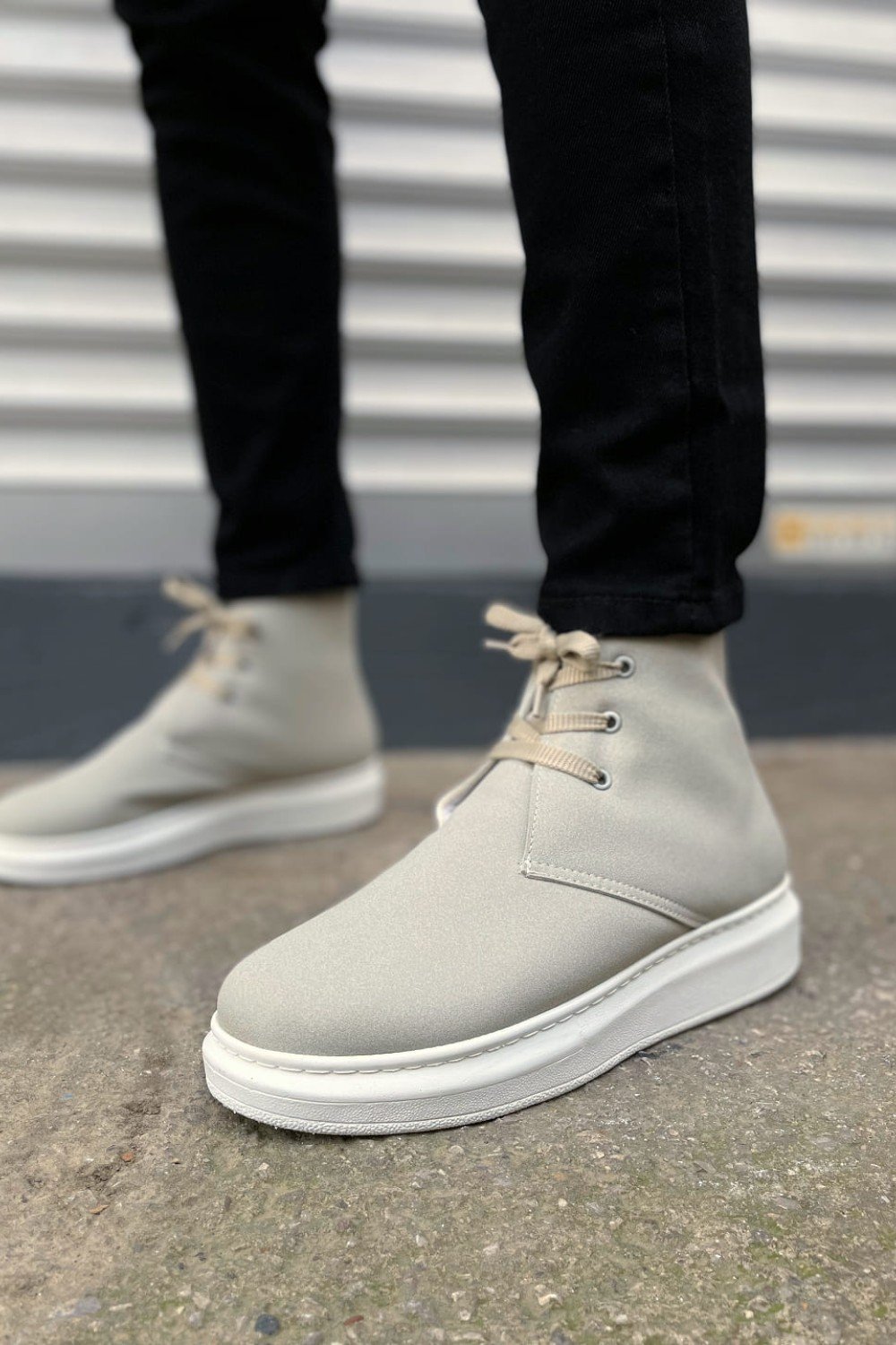 JY207 Oslo Bağcıklı Ortopedik Taban Süet Erkek Spor Bot SBT - Gri JY207 Oslo Bağcıklı Ortopedik Taban Süet Erkek Spor Bot SBT - Gri