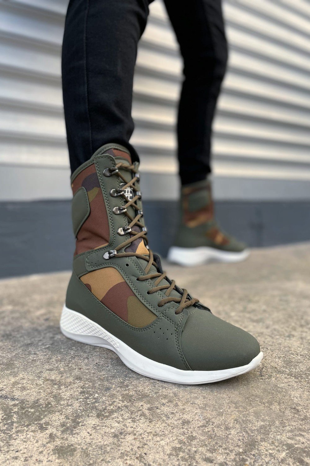 JY799 Verton Bağcıklı Ortopedik Taban Günlük Cilt Erkek Askeri Postal Bot CBT Haki JY799 Verton Bağcıklı Ortopedik Taban Günlük Cilt Erkek Askeri Postal Bot CBT Haki