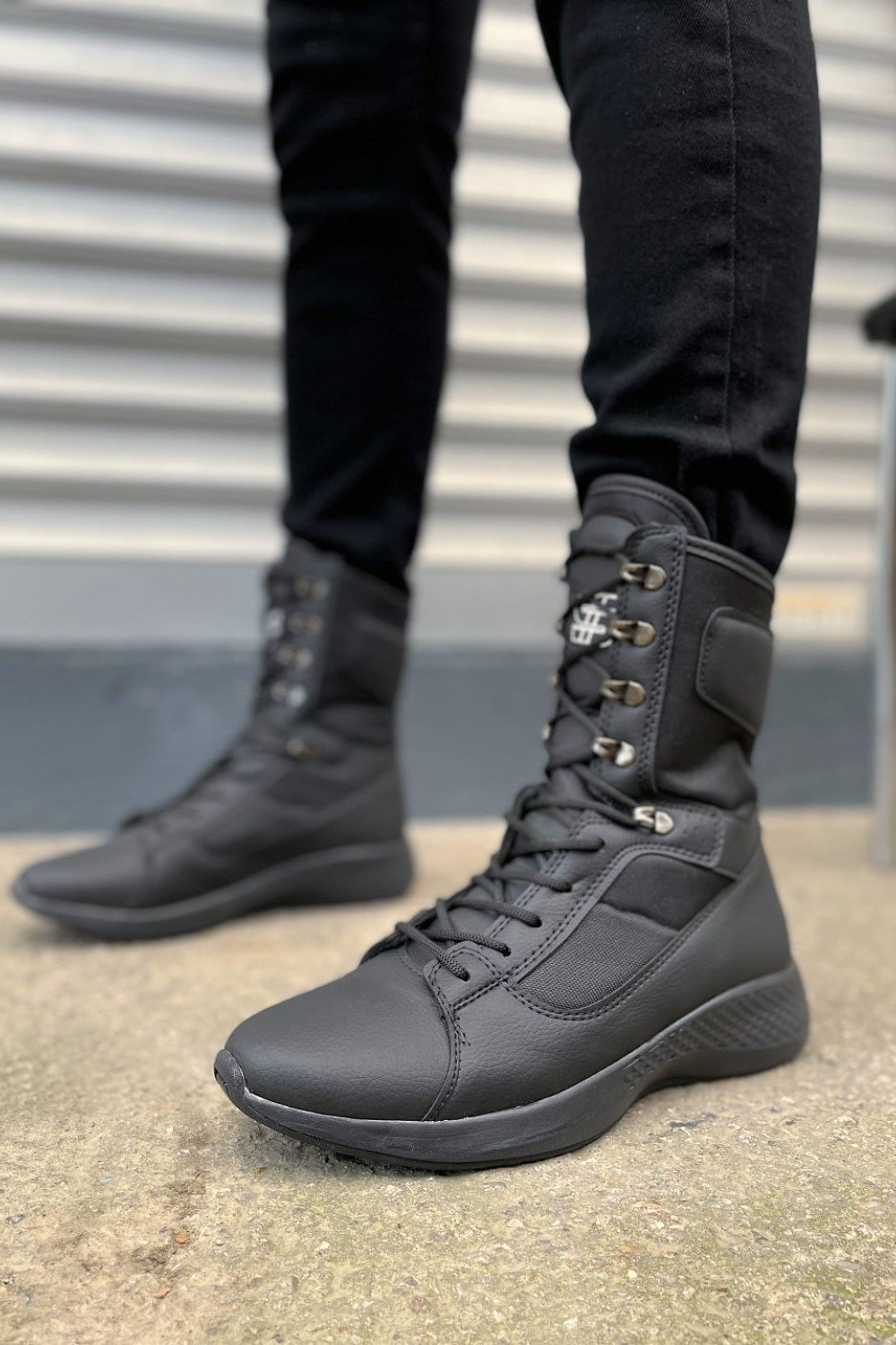 JY799 Verton Bağcıklı Ortopedik Taban Günlük Cilt Erkek Askeri Postal Bot CST Siyah JY799 Verton Bağcıklı Ortopedik Taban Günlük Cilt Erkek Askeri Postal Bot CST Siyah