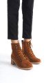 LENA Bağcıklı Fermuarlı Ortopedik Taban Topuklu Süet Kadın Bot STT - Taba LENA Bağcıklı Fermuarlı Ortopedik Taban Topuklu Süet Kadın Bot STT - Taba