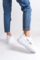 VALENCIA Bağcıksız Cırt Cırtlı Ortopedik Taban Kadın Sneaker Spor Ayakkabı CBT - Beyaz VALENCIA Bağcıksız Cırt Cırtlı Ortopedik Taban Kadın Sneaker Spor Ayakkabı CBT - Beyaz