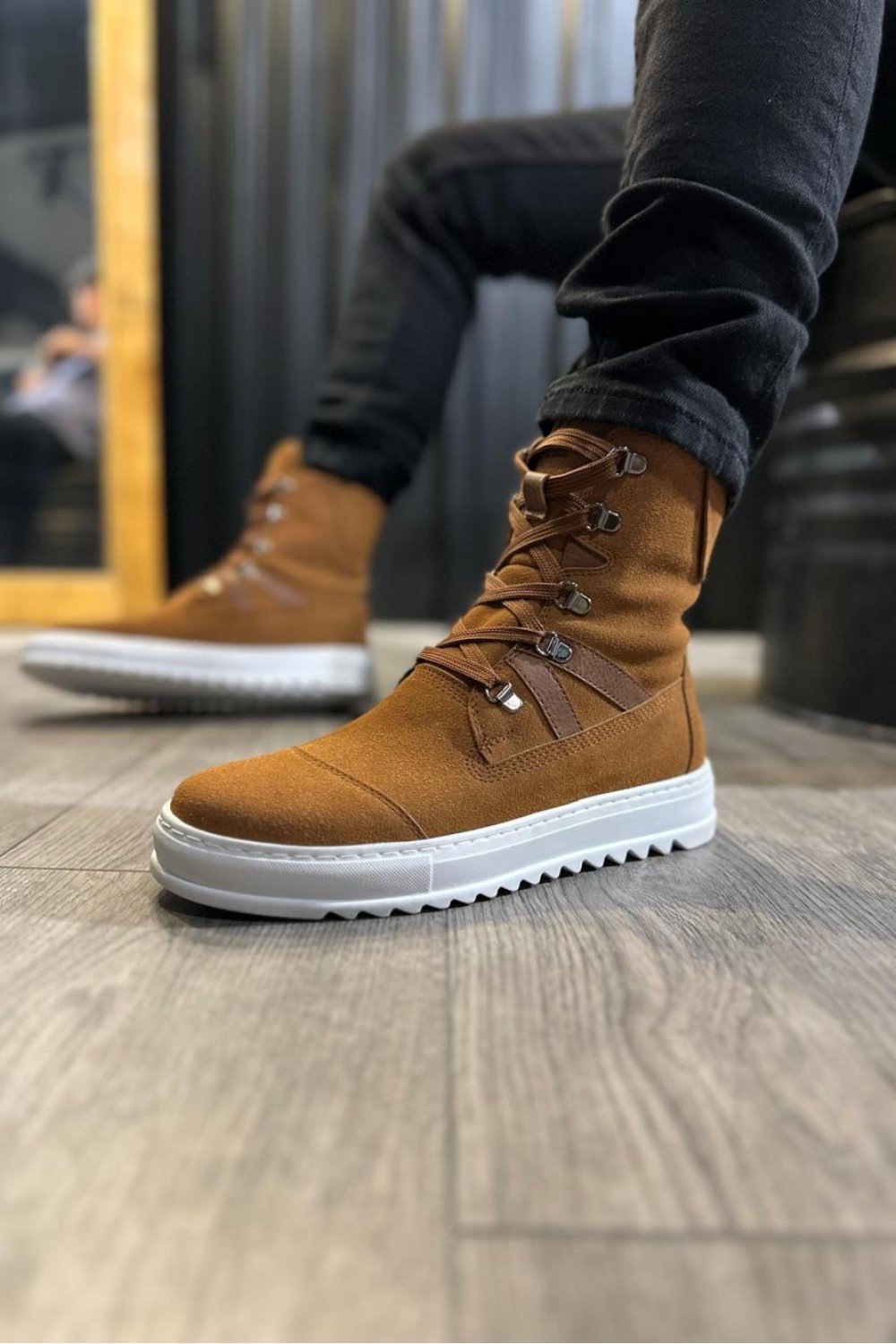 KN-B12 Knack Erkek Spor Bot Taba Süet