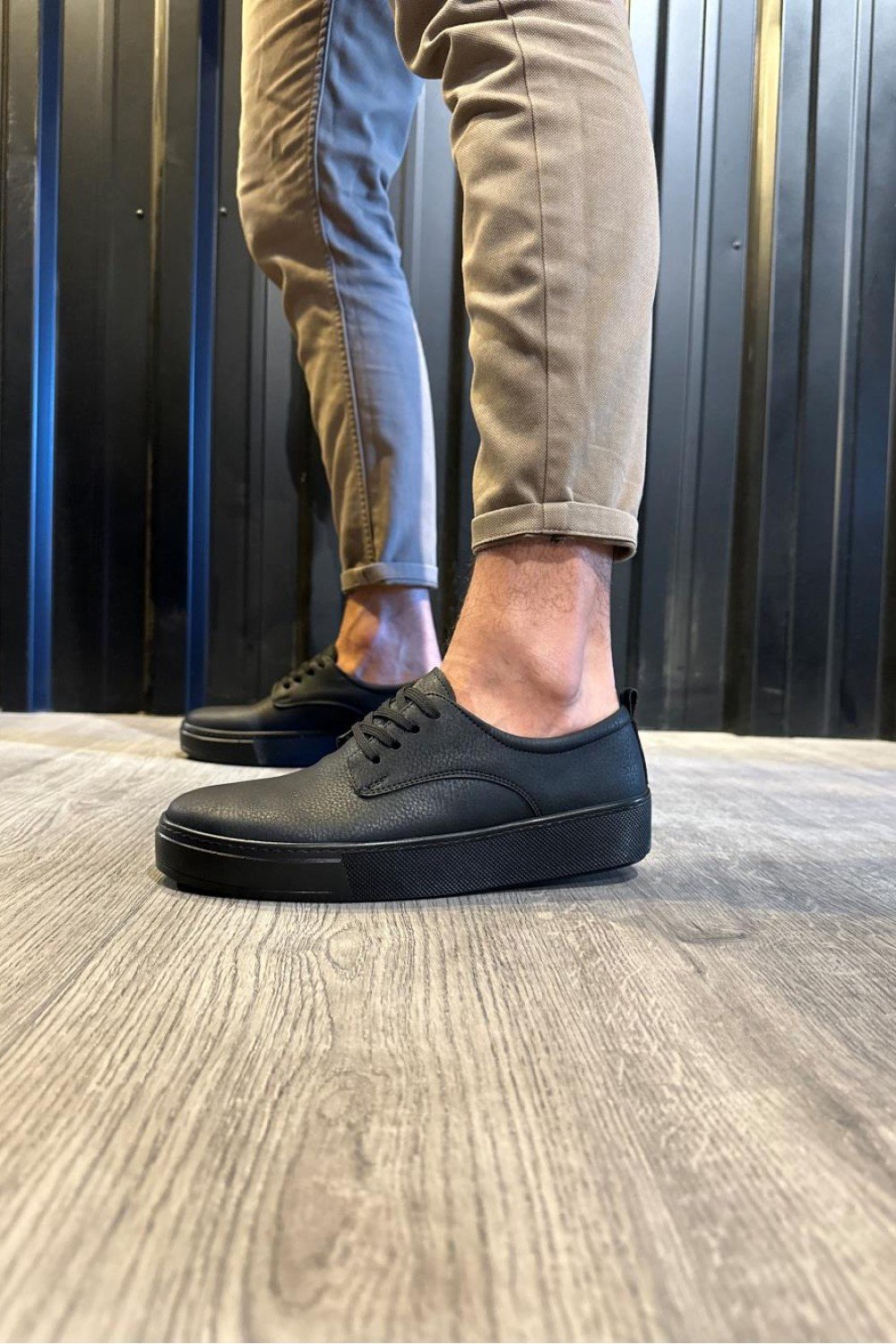 KN077 Knack Günlük Ayakkabı Siyah (Siyah Taban) KN077 Knack Günlük Ayakkabı Siyah (Siyah Taban)