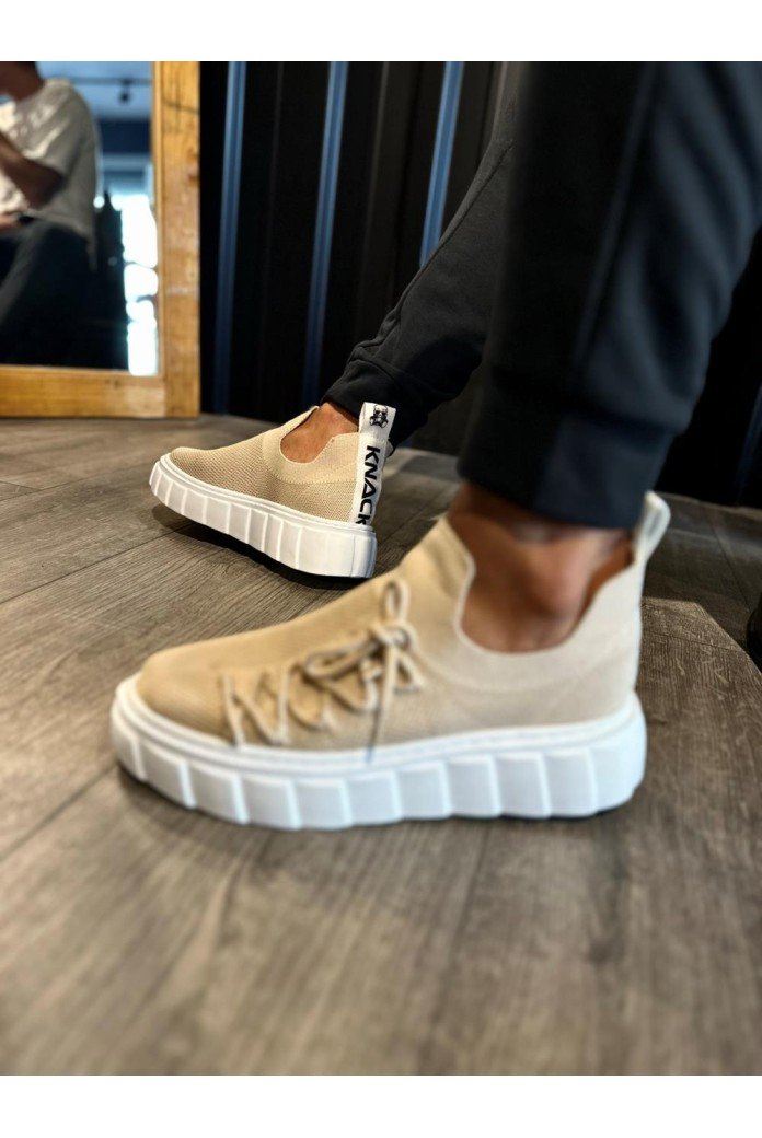 KN1025 Knack Yüksek Taban Günlük Ayakkabı Vizon