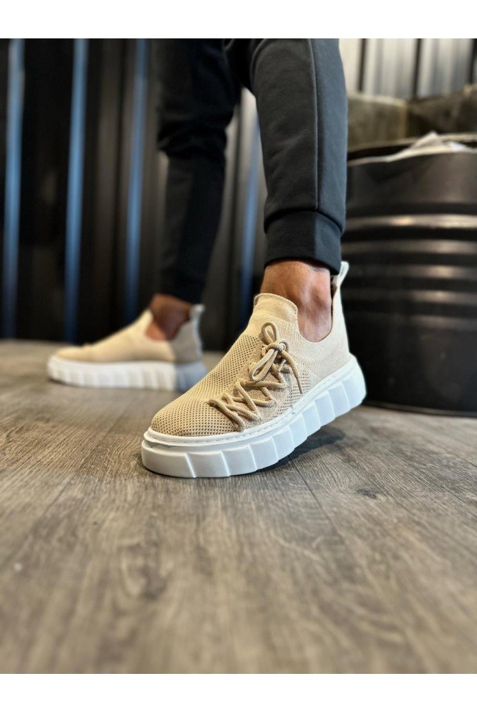 KN1025 Knack Yüksek Taban Günlük Ayakkabı Vizon