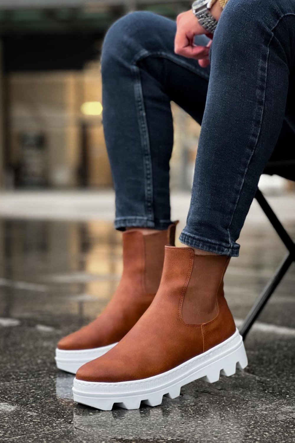 KN113 Knack Yüksek Taban Chelsea Bot Taba